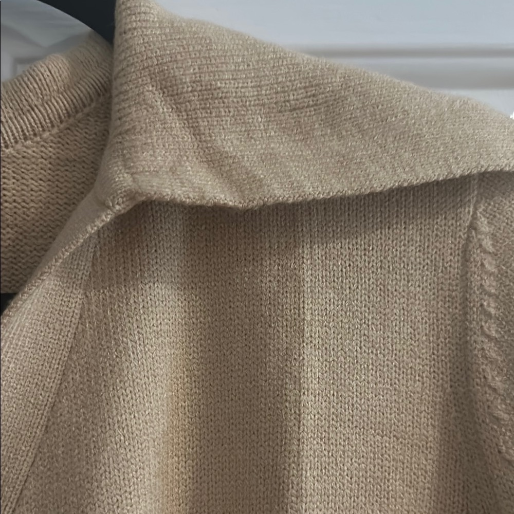 Tan Button-Up Dress - Picture 4 of 4